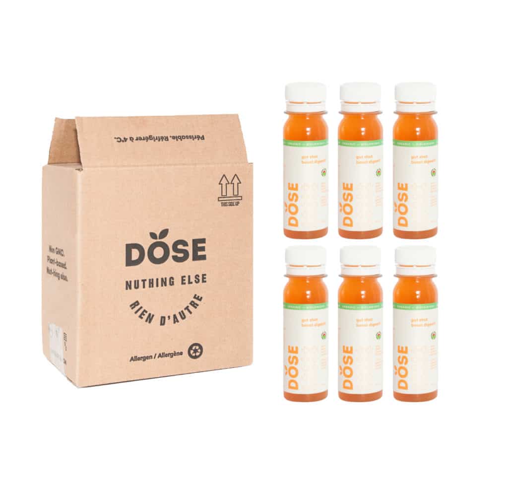 Shot Curcuma et Gingembre Boost Digestif 6 shots pressés à froid 70ml Dose Juice Shot Curcuma et Gingembre Boost Digestif 6 shots pressés à froid 70ml Dose Juice