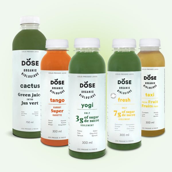 Organic ColdPressed Juices, Wellness Shots and Smoothies Dose Juice