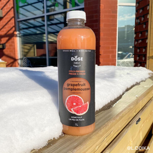 FRESH PINK 1L Pink grapefruit cold pressed juice Dose Juice