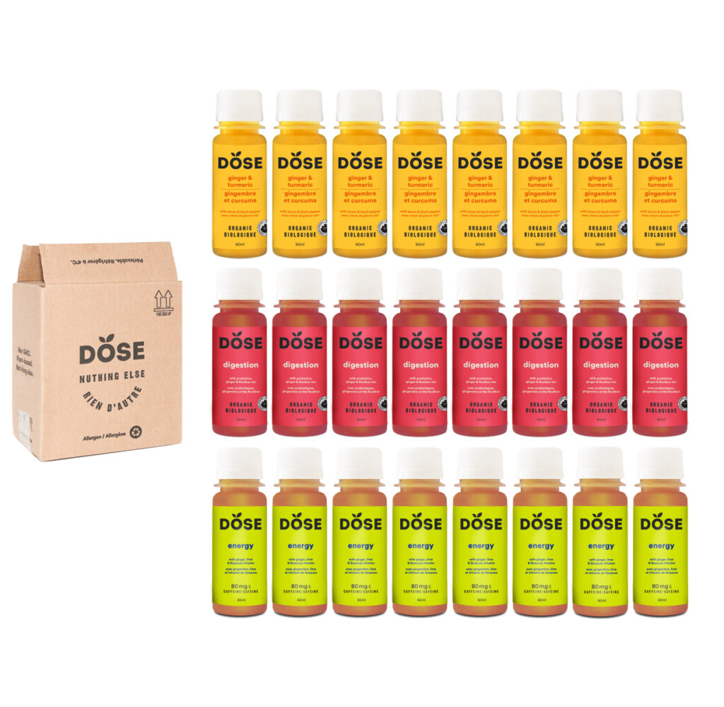 SHOTS VARIETY PACK 24 cold pressed shots 60ml Dose Juice