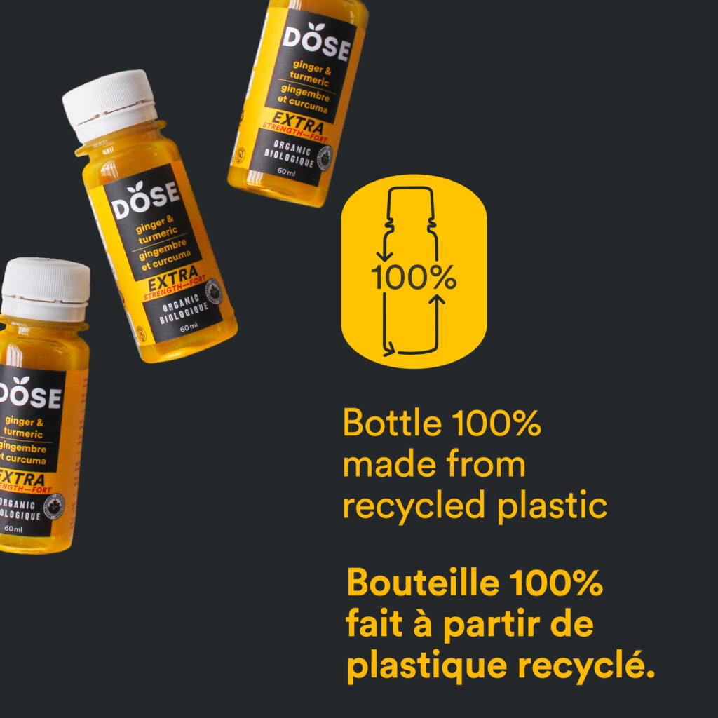 GINGER & TURMERIC EXTRA STRENGTH 12 organic cold pressed shots 60ml Dose Juice